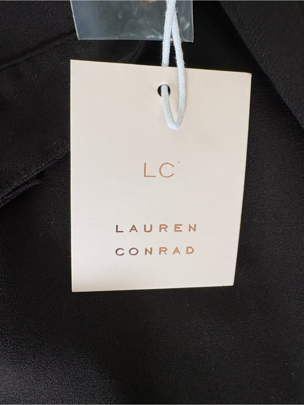 NWT LC LAUREN CONRAD LONG SKIRT BLACK, BUTTONS UP THE FRONT, SZ SMALL - Picture 7 of 9